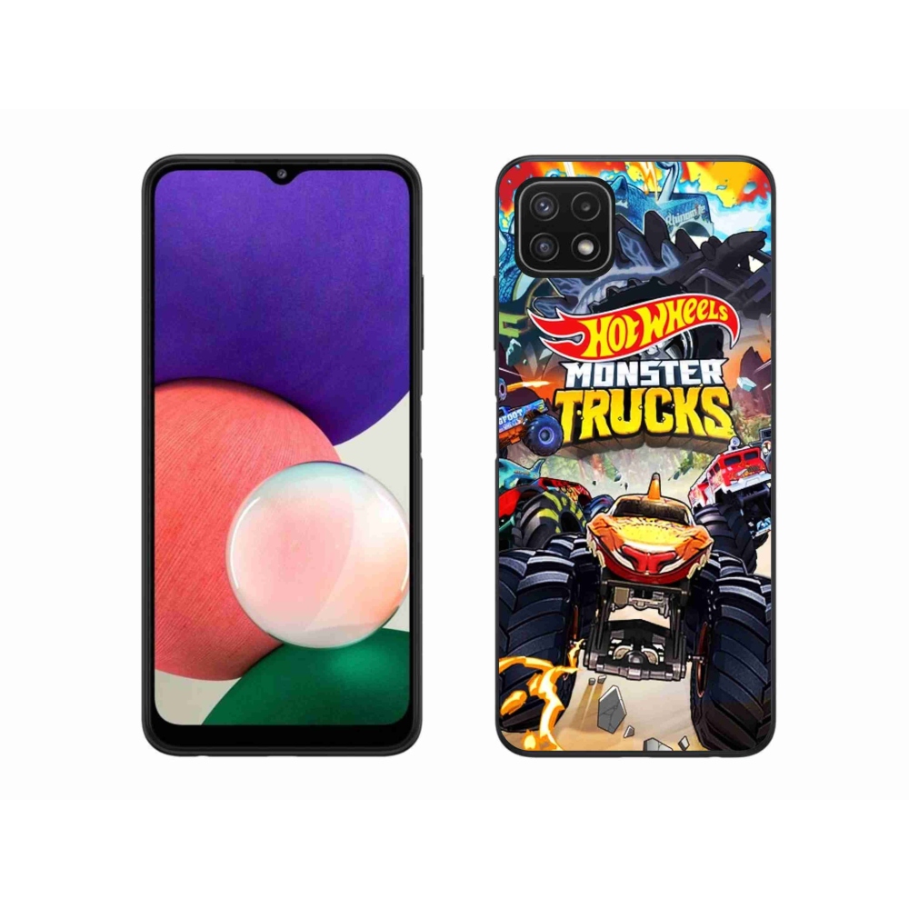 Gélový kryt mmCase na Samsung Galaxy A22 5G - hot wheels 2