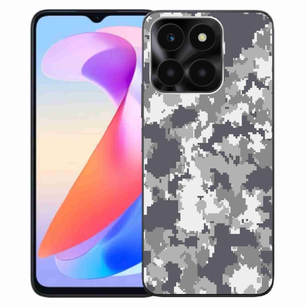 Gélový kryt mmCase na Honor X6a - maskáčový vzor 2