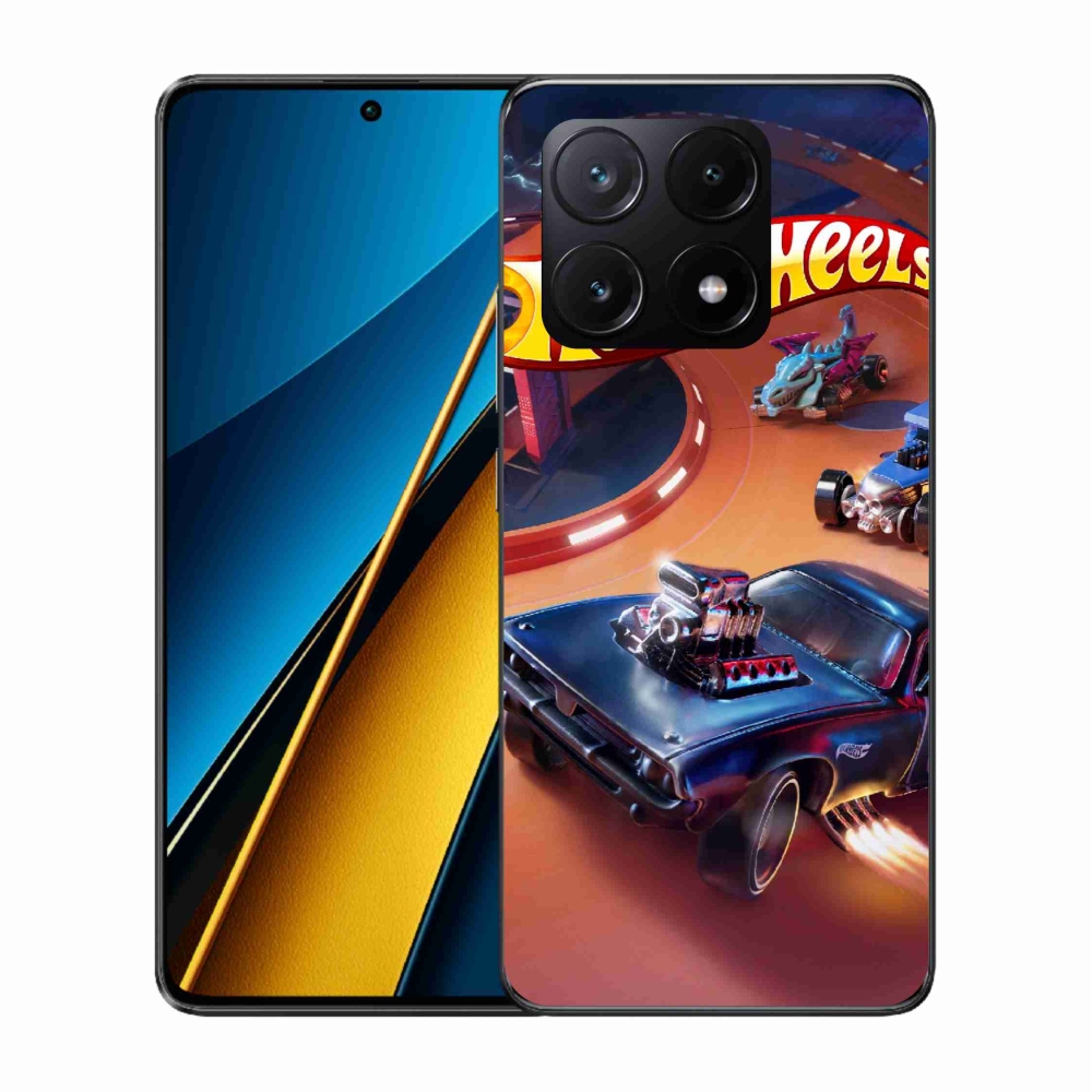 Gélový kryt mmCase na Xiaomi Poco X6 Pro 5G - hot wheels