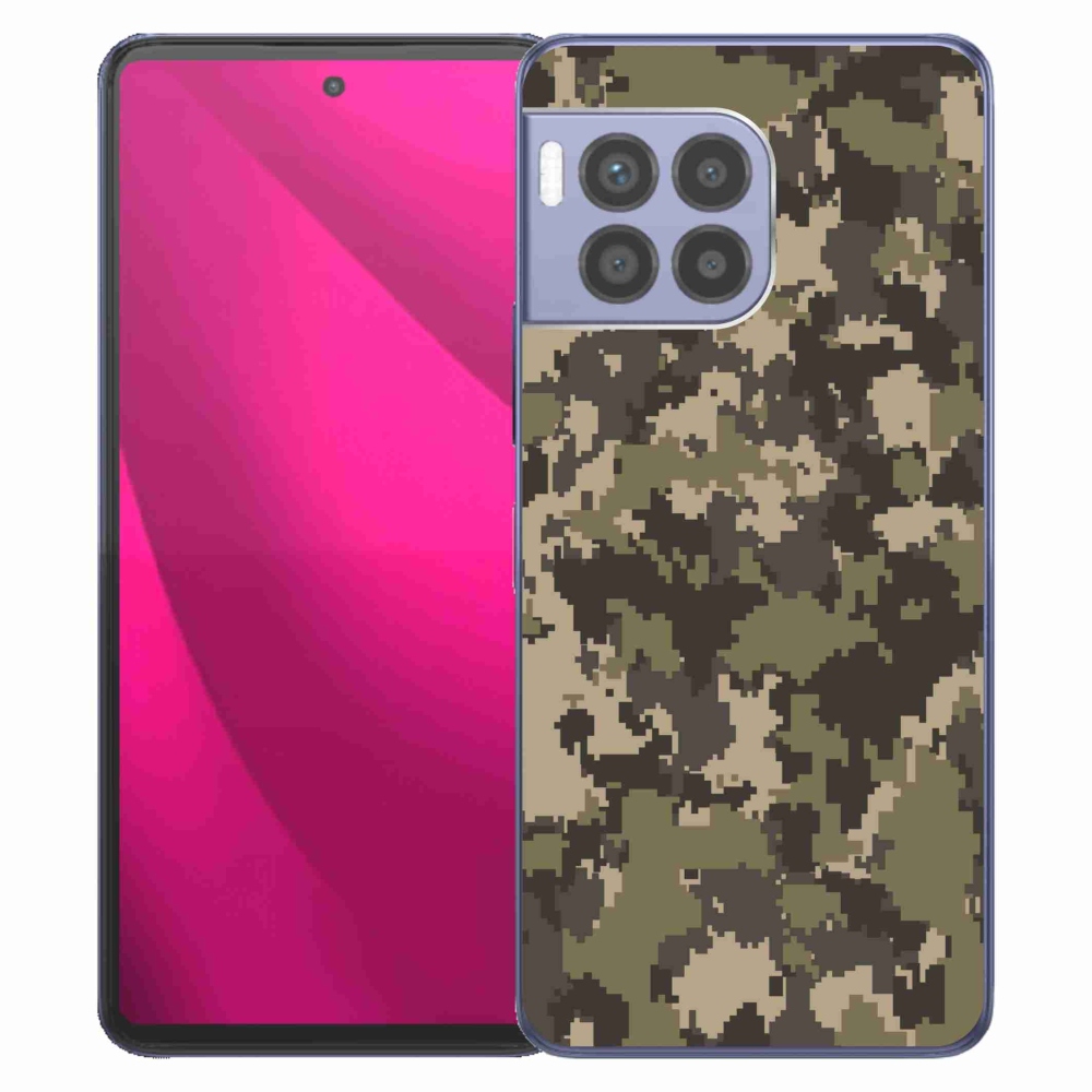 Gélový kryt mmCase na T-Mobile T Phone 2 Pro - maskáčový vzor 12