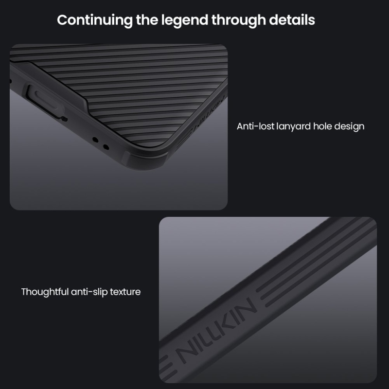 Nillkin CamShield PRO Magnetický zadný kryt pre Samsung Galaxy S25 FE Black