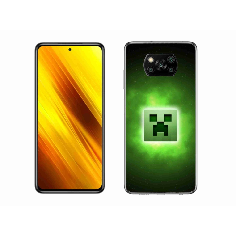 Gélový kryt mmCase na Xiaomi Poco X3 - minecraft