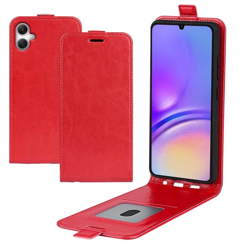 Vertical flipové púzdro na Samsung Galaxy A07 4G - červené