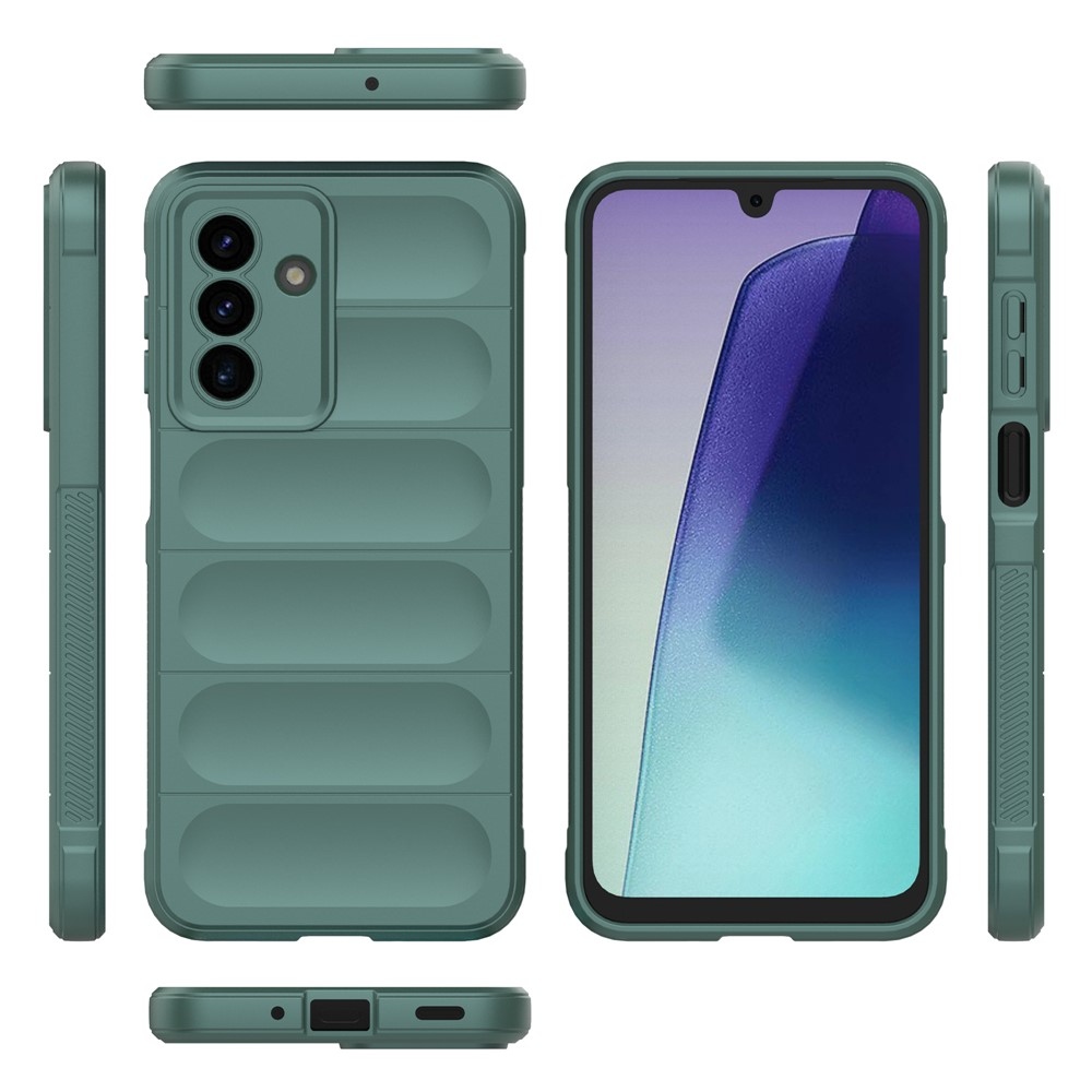 Rugg odolný gélový obal na Samsung Galaxy A17 5G - zelený
