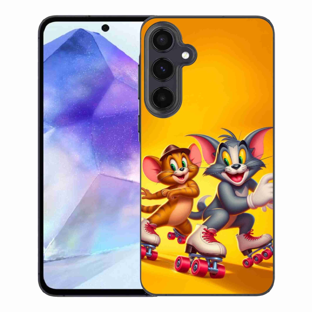 Gélový kryt mmCase na Samsung Galaxy A55 5G - Tom a Jerry