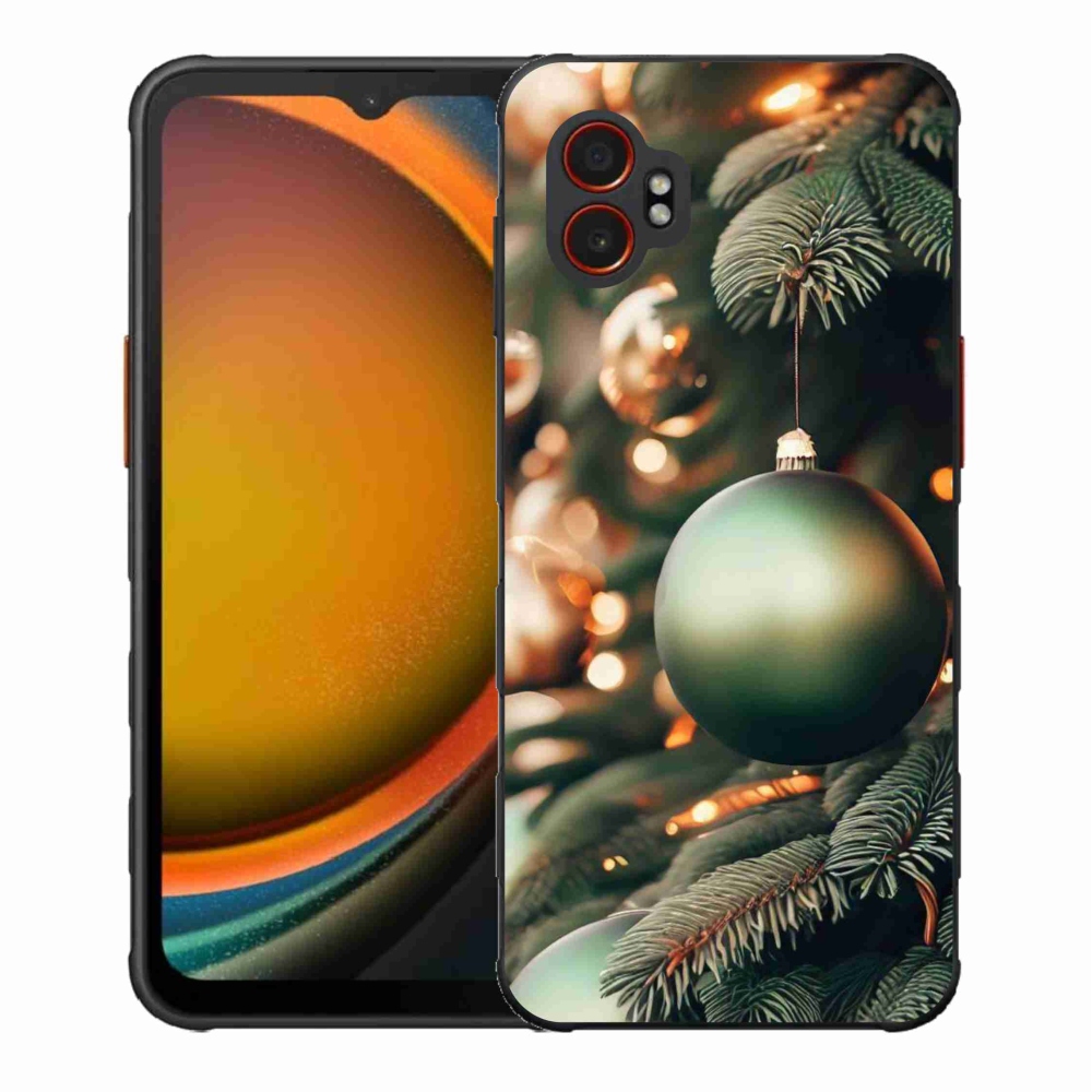 Gélový kryt mmCase na Samsung Galaxy Xcover 7 Pro - vianočné ozdoby 1