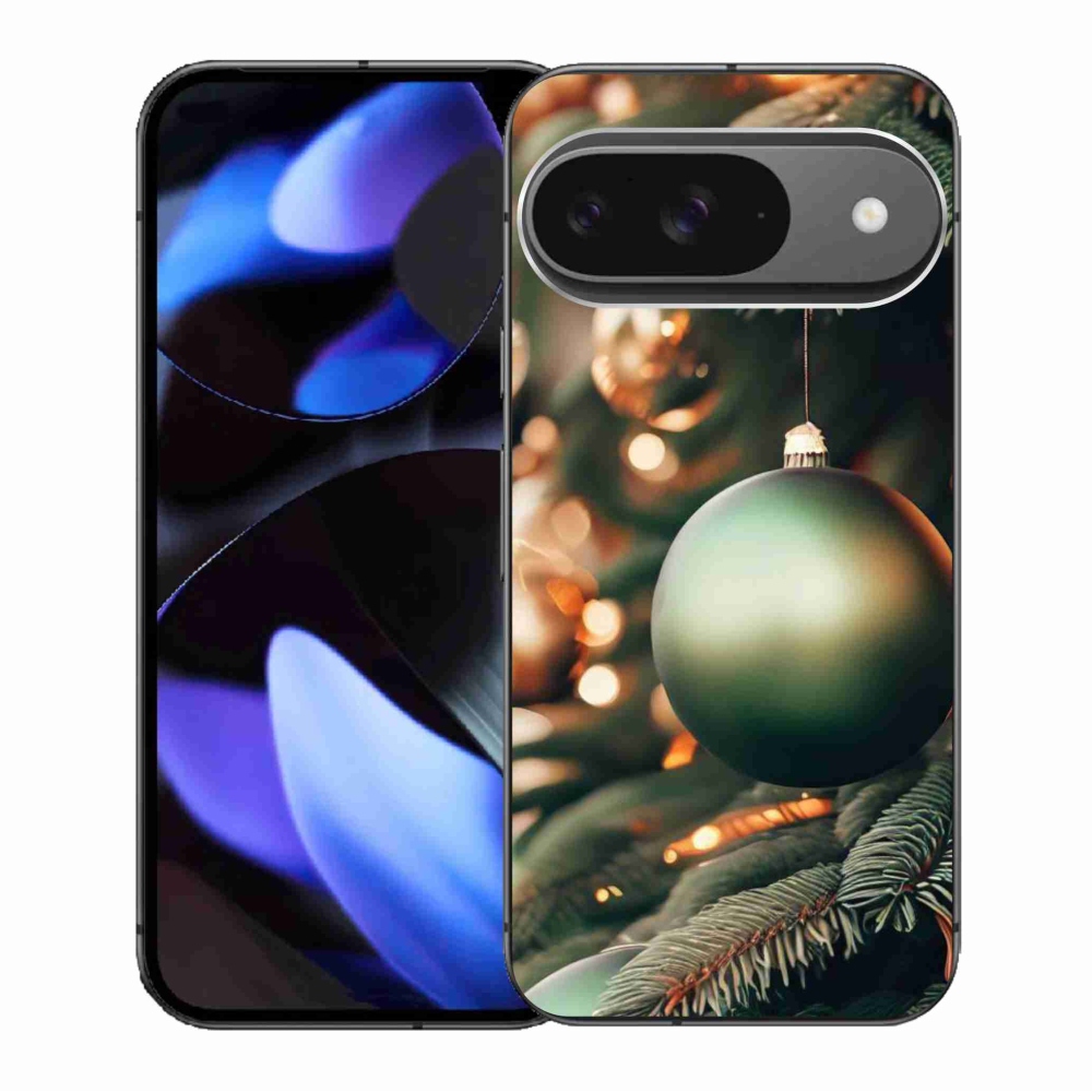Gélový kryt mmCase na Google Pixel 9/9 Pro - vianočné ozdoby 1