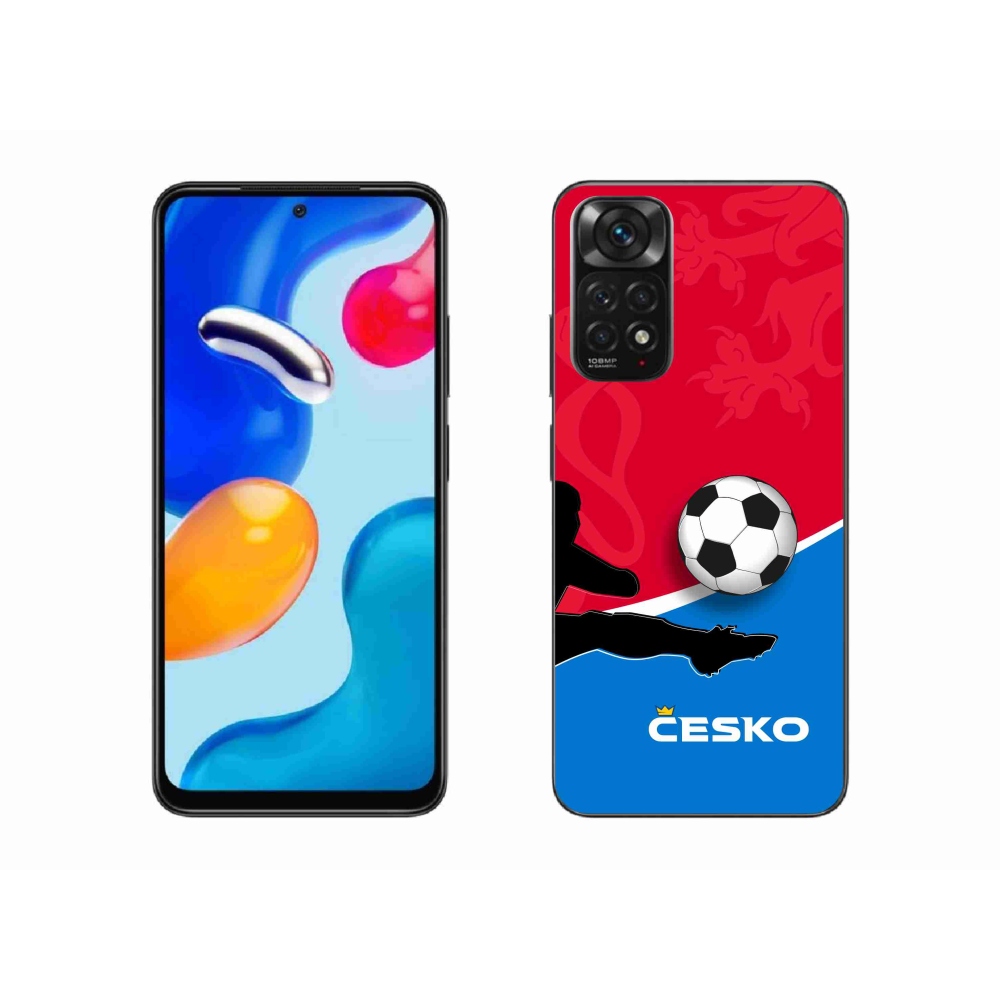 Gélový kryt mmCase na Xiaomi Redmi Note 11 4G - futbal Česko 2