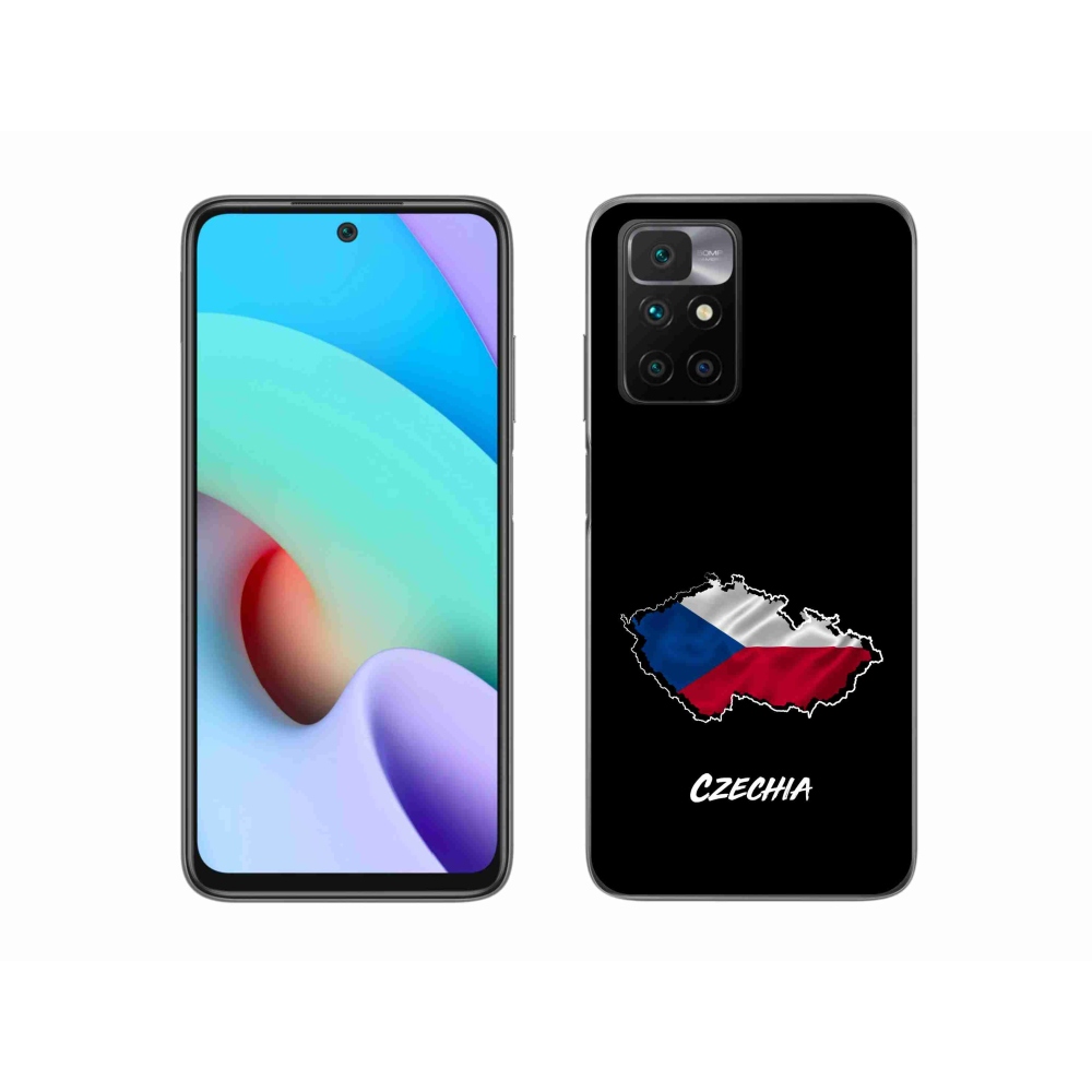 Gélový kryt mmCase na Xiaomi Redmi 10/Redmi 10 (2022) - Czechia čierne pozadie