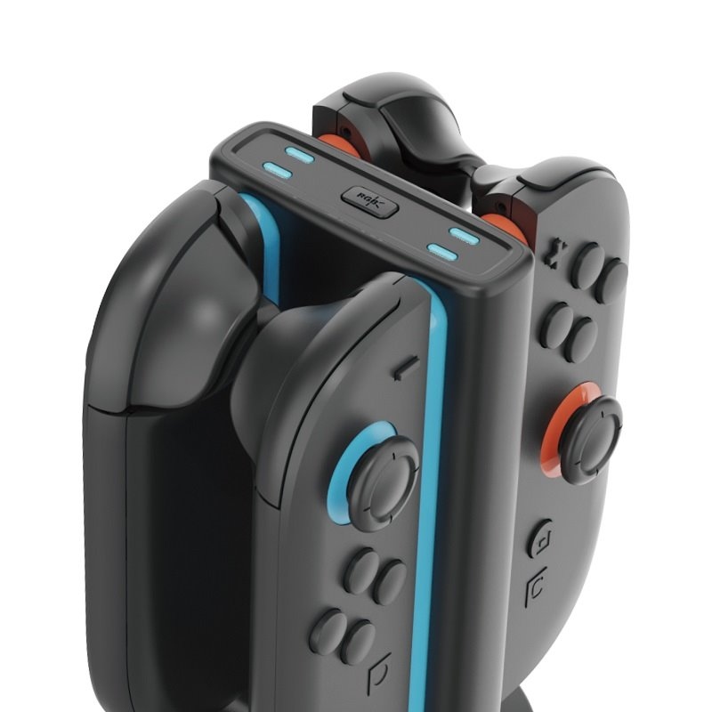iPega SW2051 Nabíjacia Stanica s RGB pre JoyCon Ovládače Nintendo Switch 2 Black