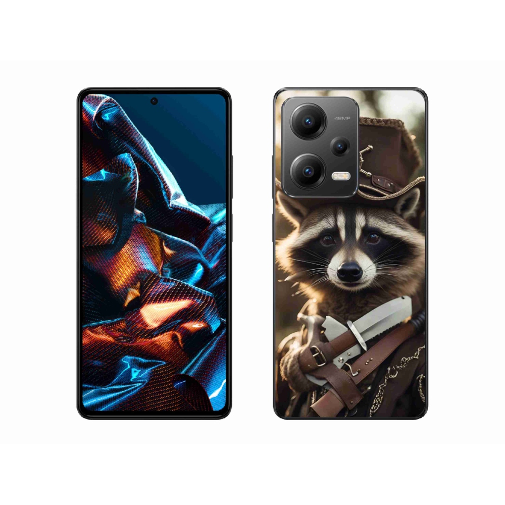 Gélový kryt mmCase na Xiaomi Redmi Note 12 Pro 5G - mýval v uniforme