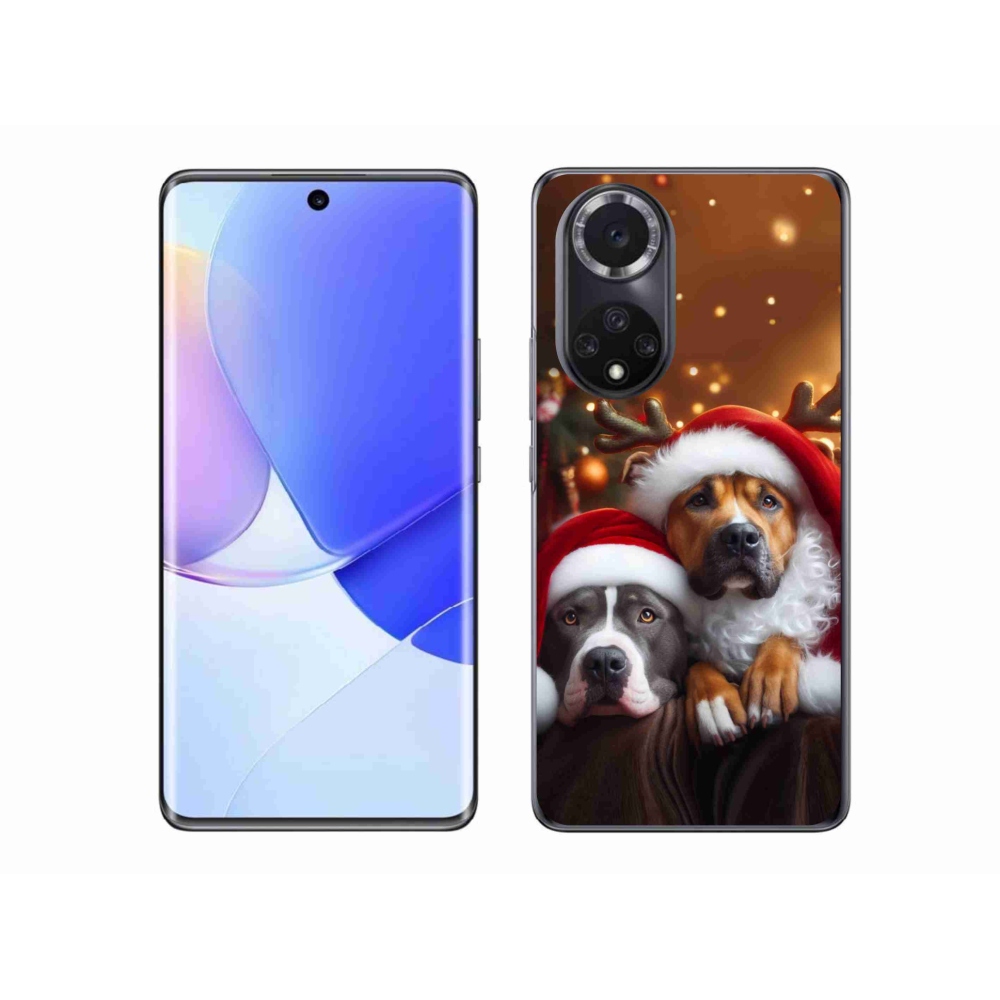 Gélový kryt mmCase na Huawei Nova 9 - vianočné psy