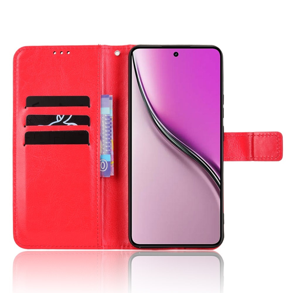 Crazy knižkové puzdro na Realme 14 5G - červené