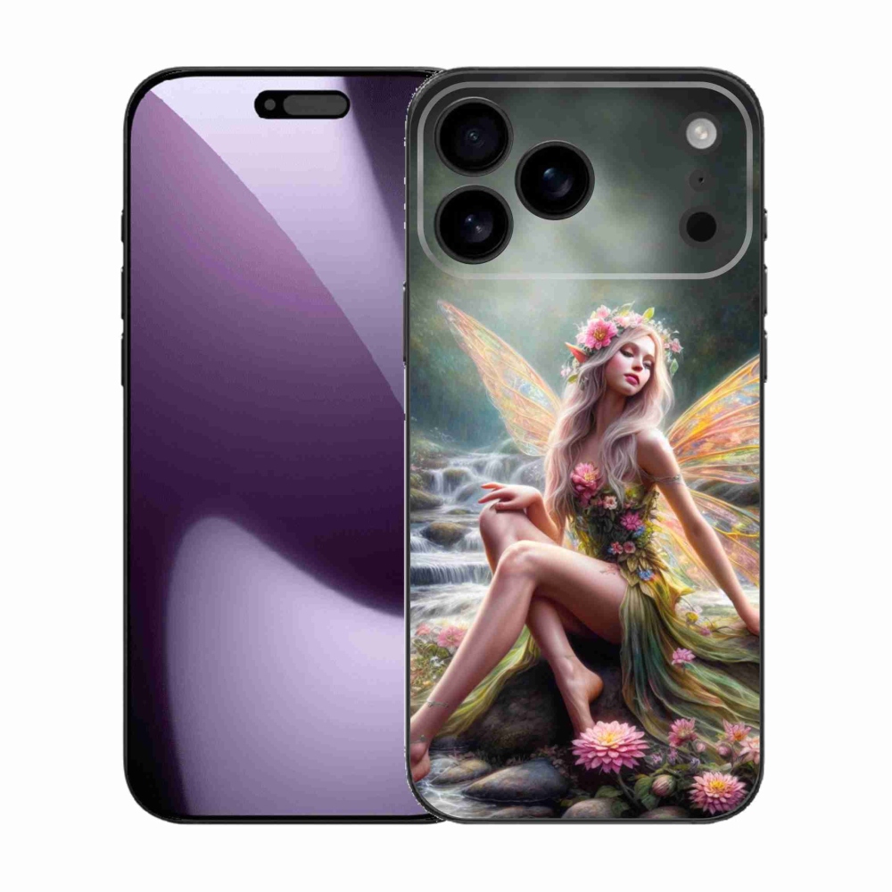 Gélový kryt mmCase na iPhone 17 Pro Max - motýlia žena 1