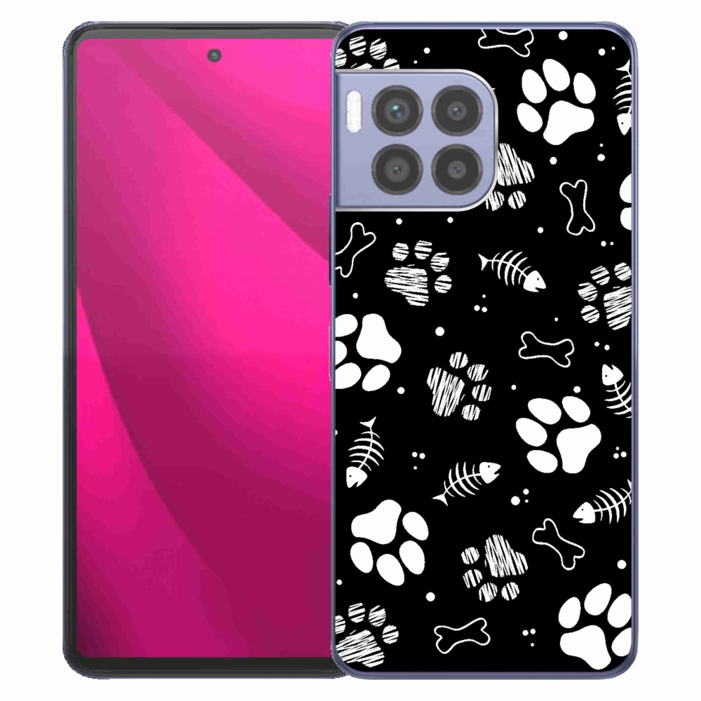 Gélový kryt mmCase na T-Mobile T Phone 2 Pro - psie labky
