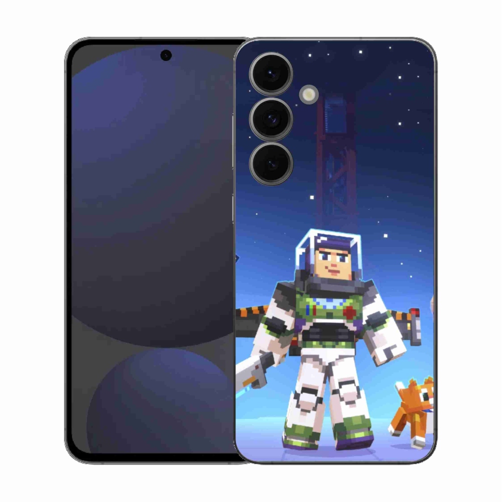 Gélový kryt mmCase na Samsung Galaxy S25 FE - minecraft 2