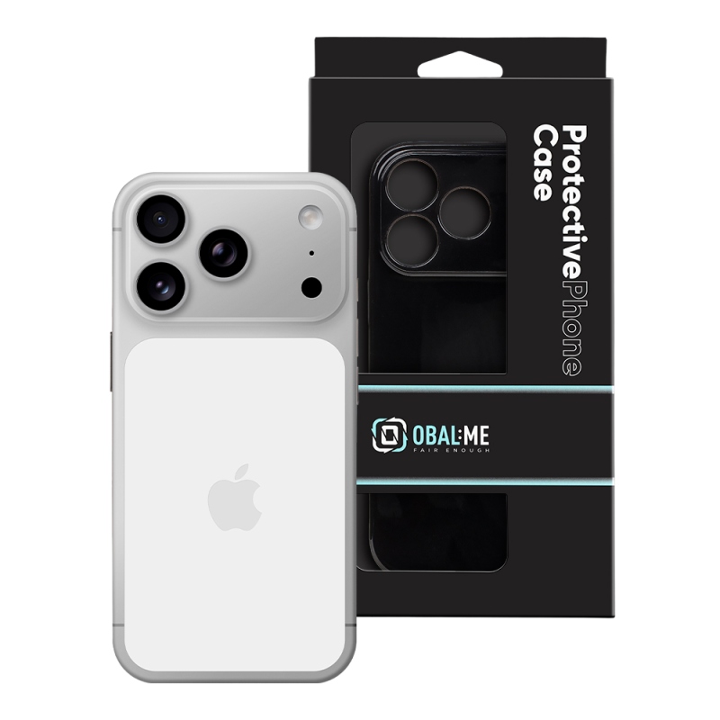 OBAL:ME Lesklé puzdro pre Apple iPhone 18 Pro, čierne