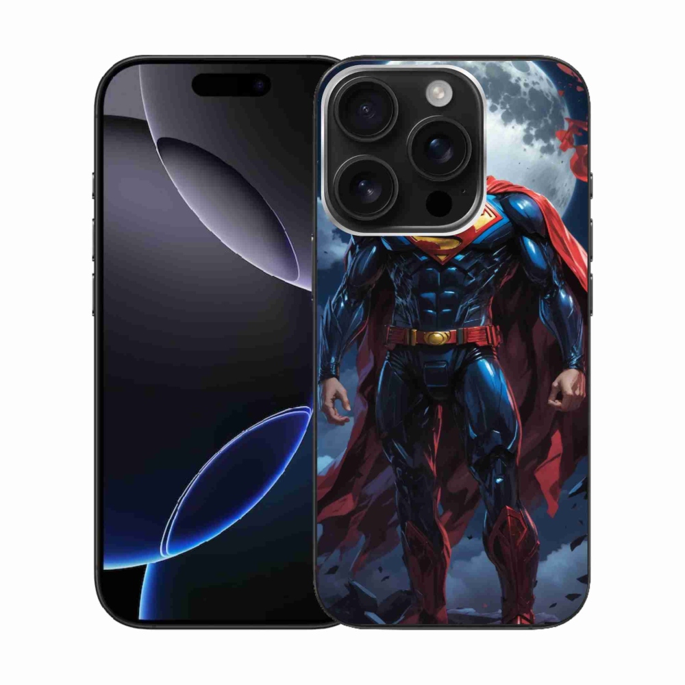 Gélový kryt mmCase na iPhone 16 Pro - superman