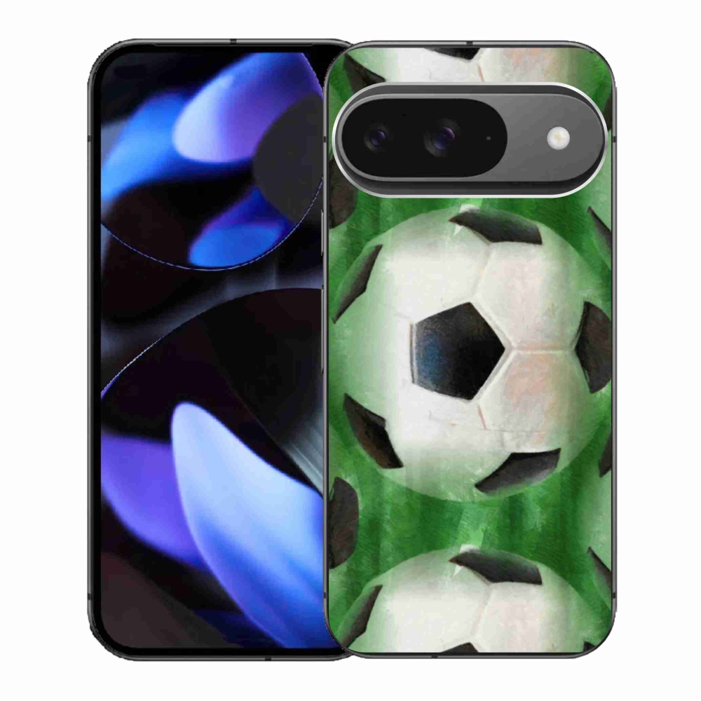 Gélový kryt mmCase na Google Pixel 9/9 Pro - futbalová lopta