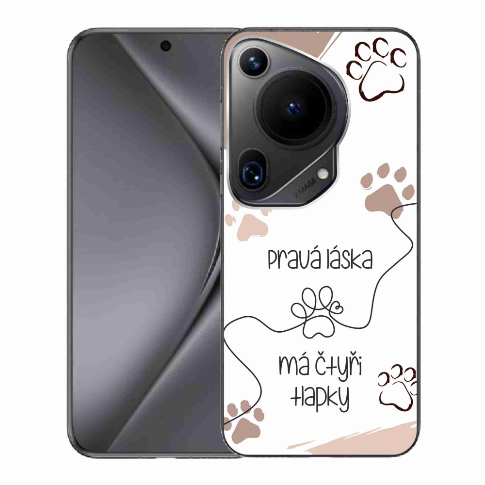 Gélový kryt mmCase na Huawei Pura 70 Ultra - psí motív 1 biele pozadie