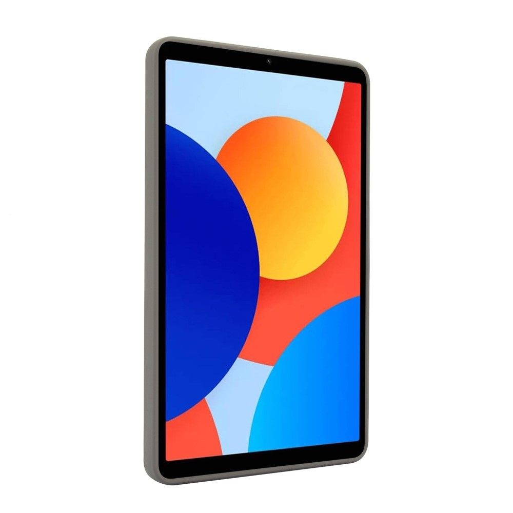 Skiny gélový obal s pevným chrbtom a výklopným stojanom na Xiaomi Redmi Pad SE 8.7 - šedý