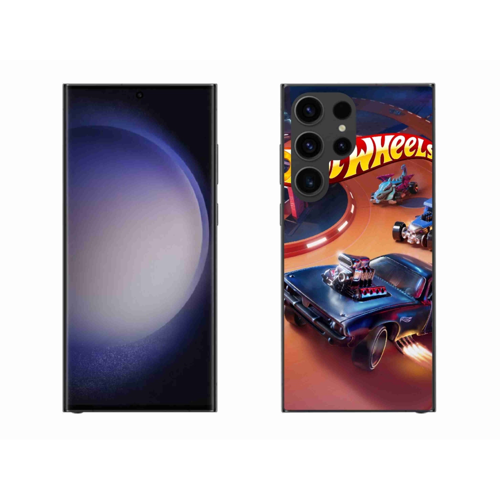 Gélový kryt mmCase na Samsung Galaxy S23 Ultra 5G - hot wheels