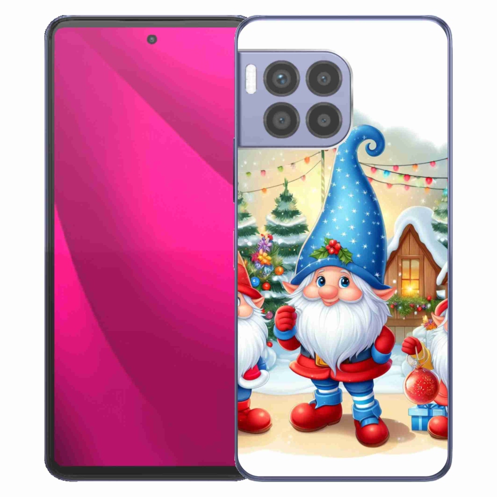 Gélový kryt mmCase na T-Mobile T Phone 2 Pro - vianočné škriatkovia