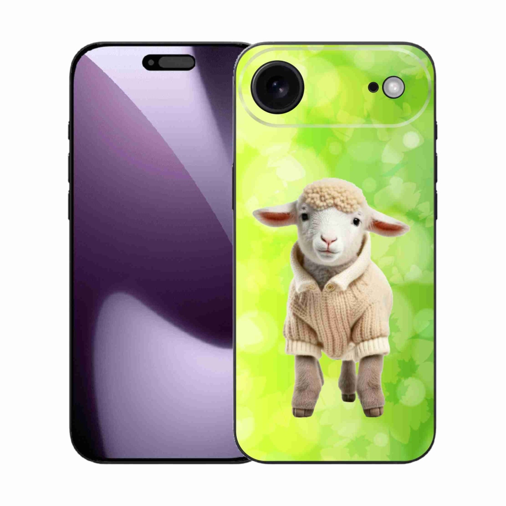 Gélový kryt mmCase na iPhone 17 Air - jahňa vo svetri