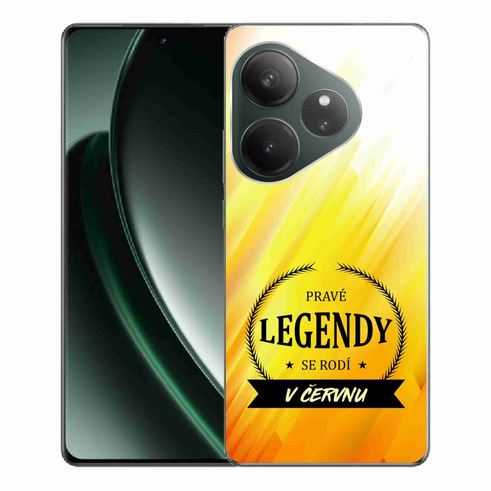 Gélový kryt mmCase na Realme GT 6 5G/GT 6T 5G - legendy v júni žlté pozadie