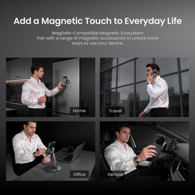 Nillkin CamShield Prop Magnetický zadný kryt pre Xiaomi 17 Ultra Black