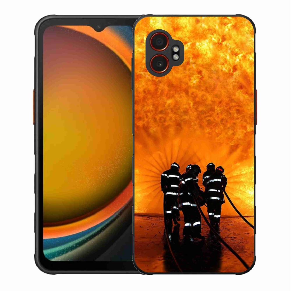 Gélový kryt mmCase na Samsung Galaxy Xcover 7 Pro - požiar
