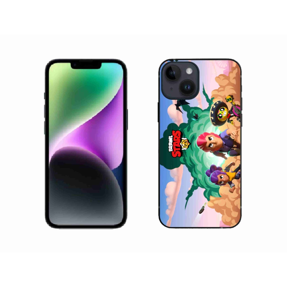 Gélový kryt mmCase na iPhone 14 - brawl stars