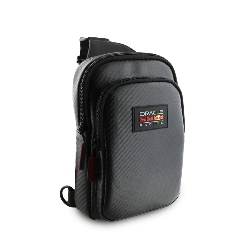 Red Bull PU Carbon Crossbody Taška na Telefón Black