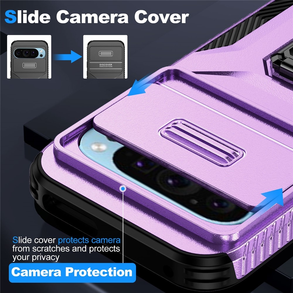 Lids odolný kryt na Google Pixel 10 Pro/9 Pro/9 - fialový