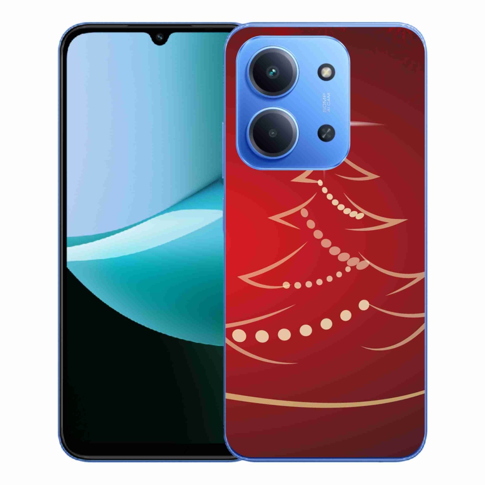 Gélový kryt mmCase na Xiaomi Redmi 15C 4G/5G (173mm) - kreslený vianočný stromček