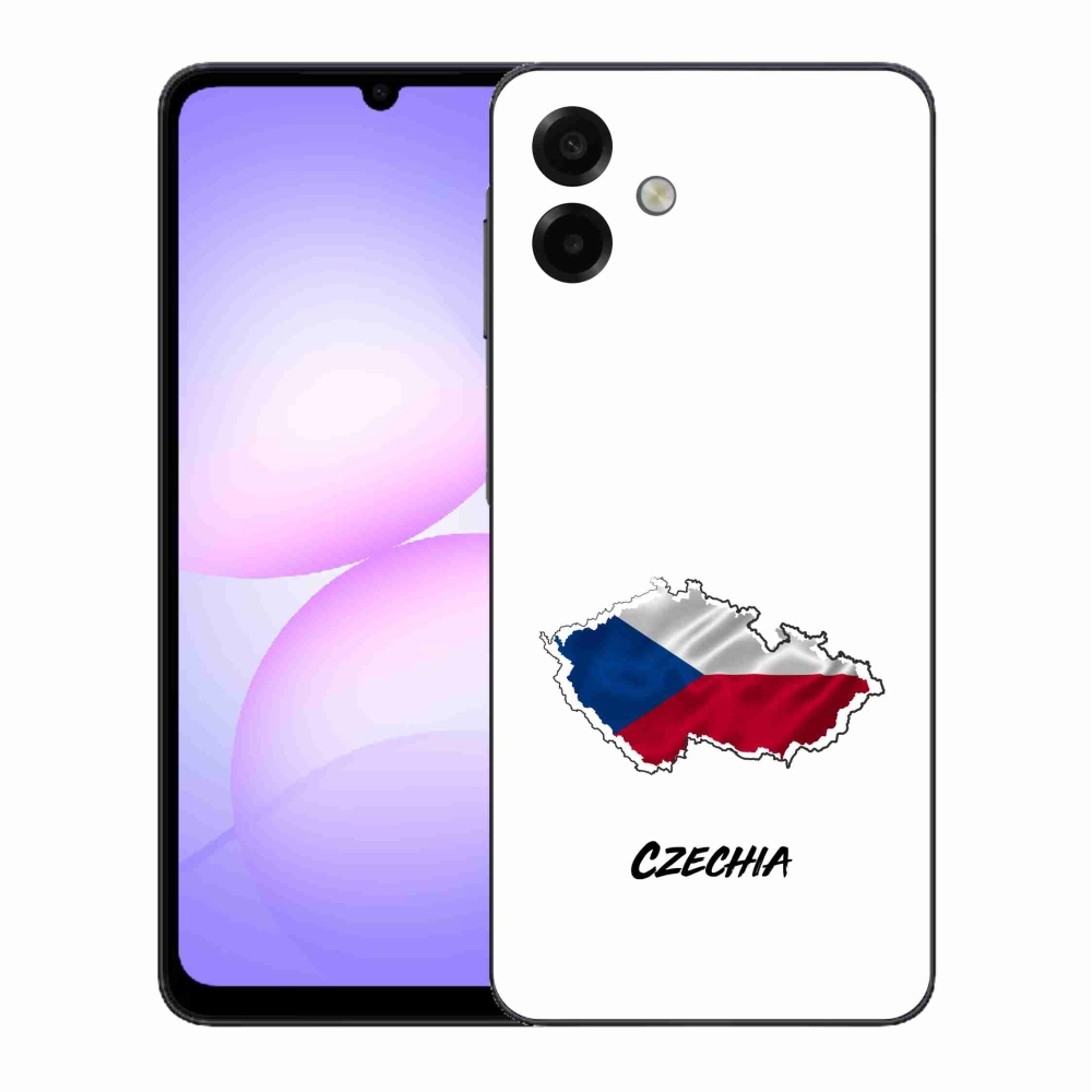 Gélový kryt mmCase na Samsung Galaxy A07 4G - Czechia biele pozadie