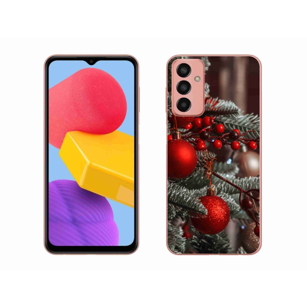 Gélový kryt mmCase na Samsung Galaxy M13 - vianočné ozdoby 2