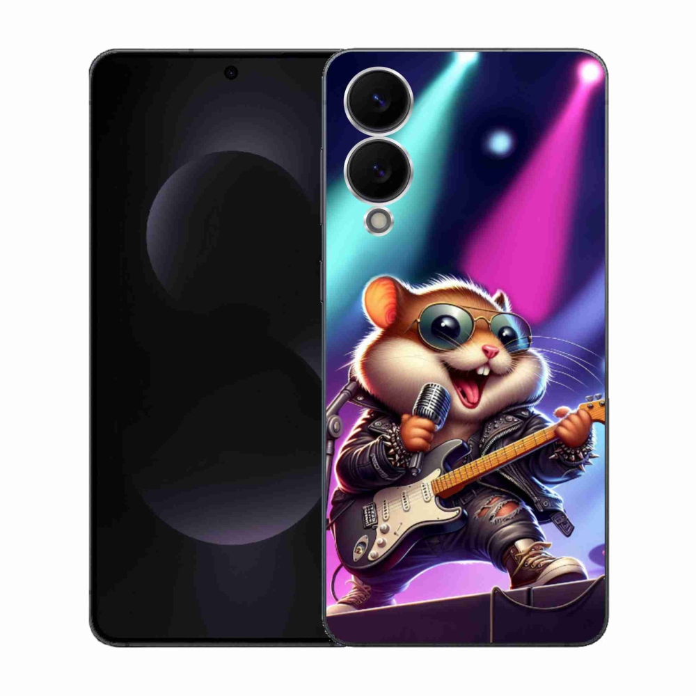 Gélový kryt mmCase na Samsung Galaxy S25 Edge - škrečok rocker