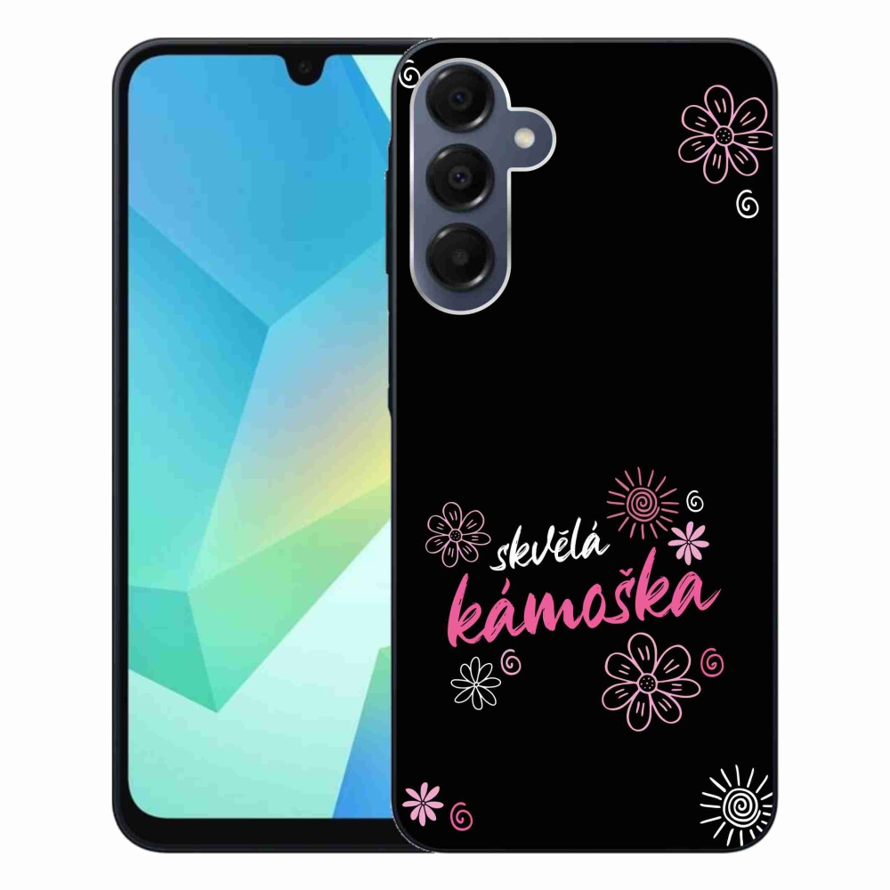 Gélový kryt mmCase na Samsung Galaxy A16 4G/5G - skvelá kamoška čierne pozadie