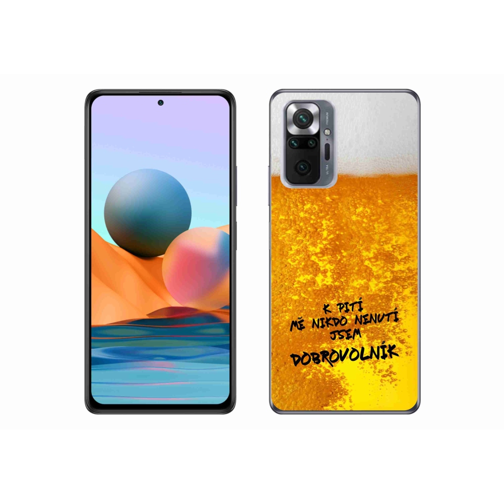 Gélový kryt mmCase na Xiaomi Redmi Note 10 Pro - pivný motív 4