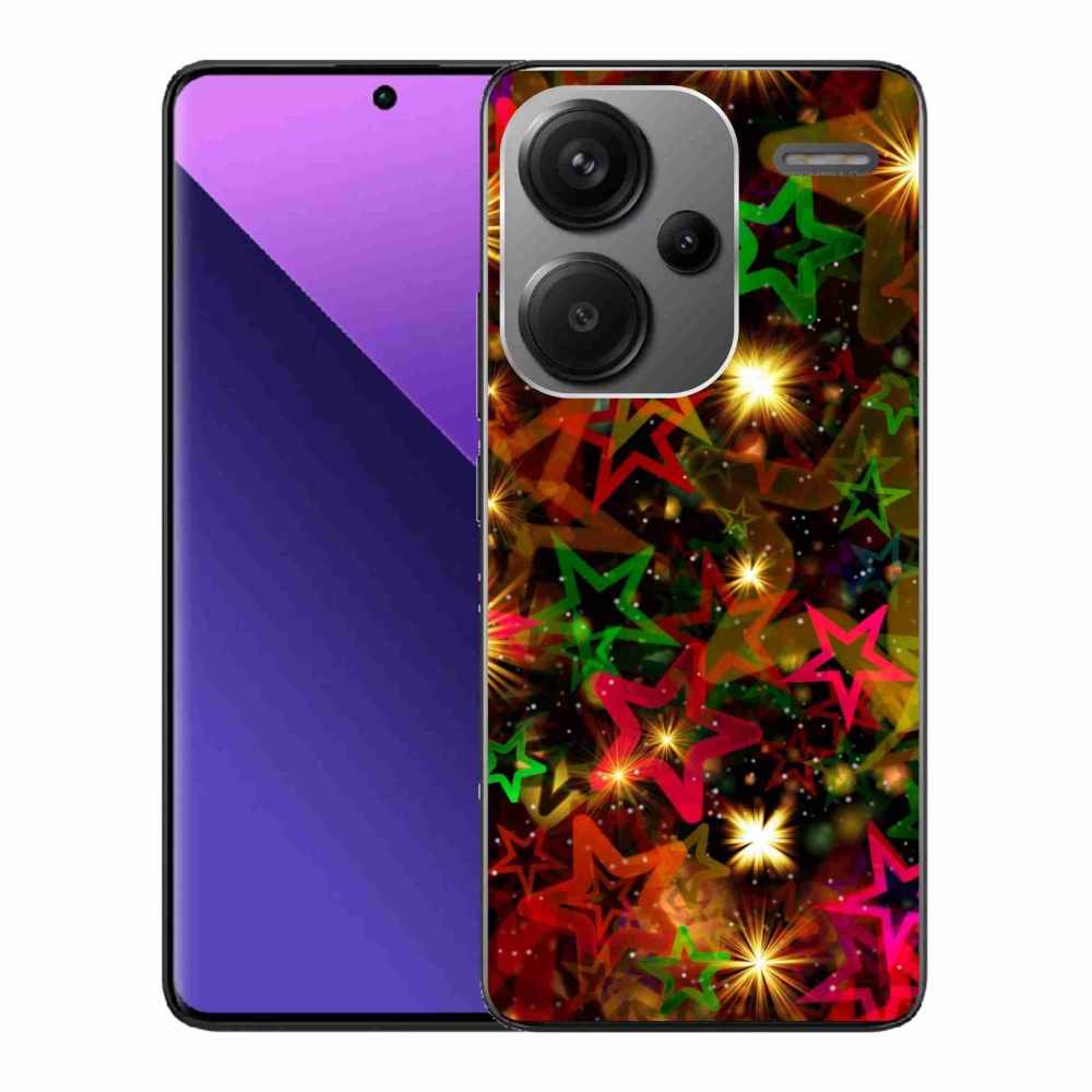 Gélový kryt mmCase na Xiaomi Redmi Note 13 Pro+ 5G - farebné hviezdičky
