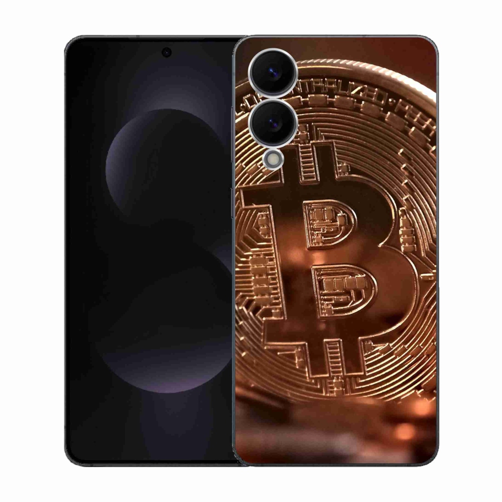 Gélový kryt mmCase na Samsung Galaxy S25 Edge - bitcoin