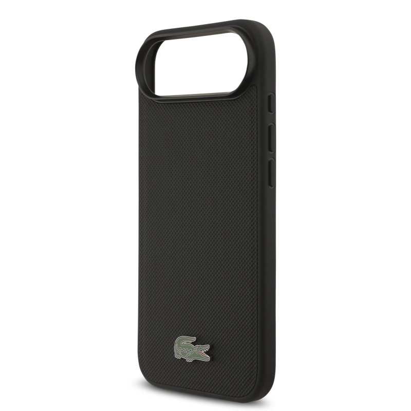 Lacoste Iconic Petit Pique Zadný kryt MagSafe + peňaženka pre iPhone Air Black