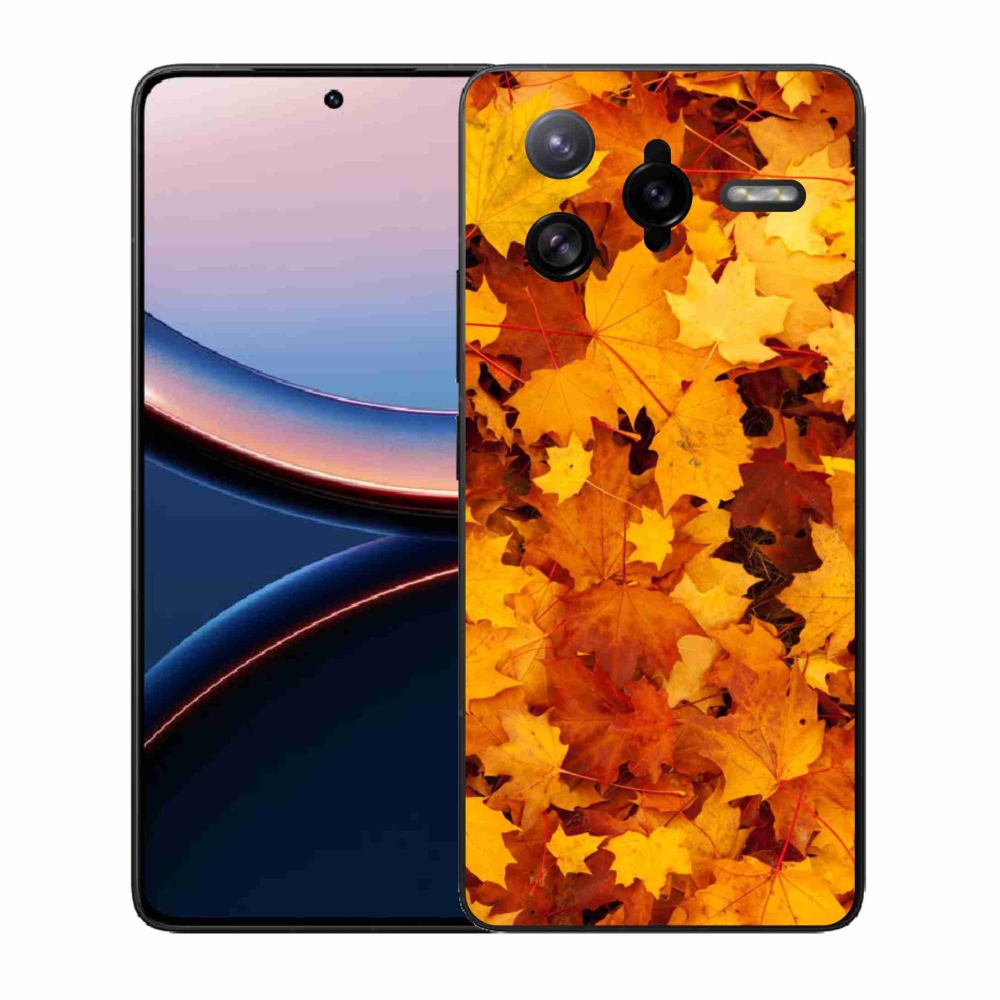 Gélový kryt mmCase na Xiaomi Poco F7 Ultra - javorové listy