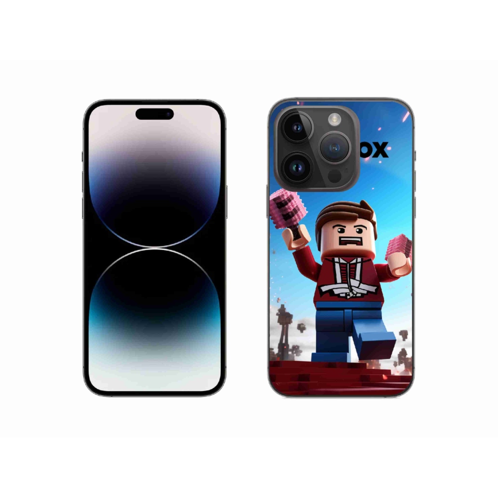 Gélový kryt mmCase na iPhone 14 Pro 6.1 - roblox 2