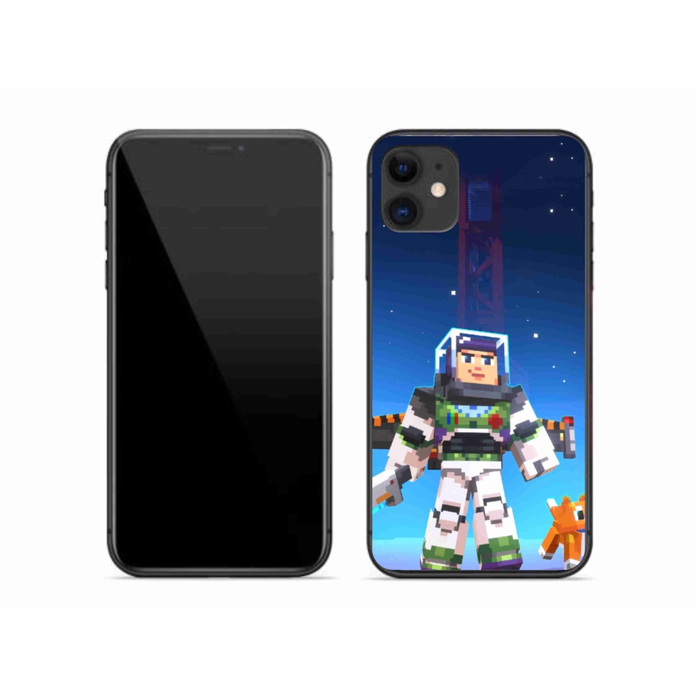 Gélový kryt mmCase na iPhone 11 - minecraft 2