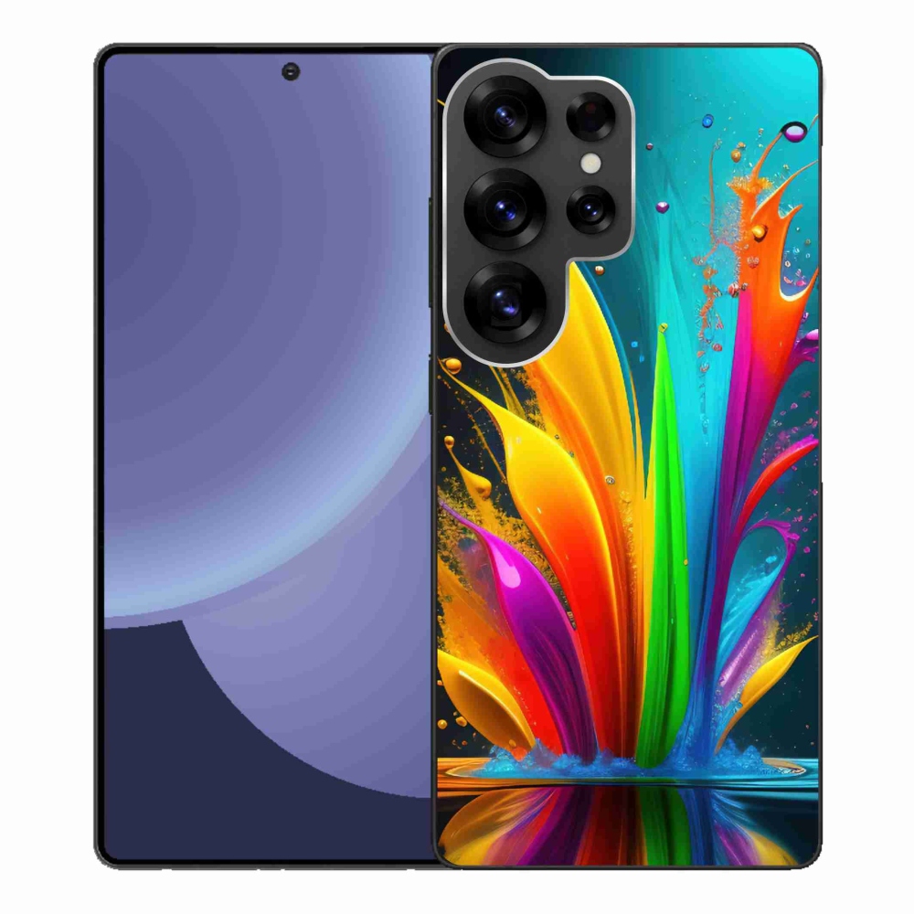 Gélový kryt mmCase na Samsung Galaxy S25 Ultra - abstraktný motív 1