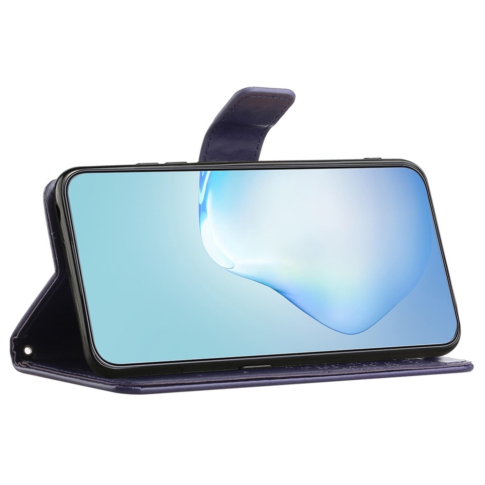 Tree knižkové púzdro na Samsung Galaxy A07 4G - tmavofialové