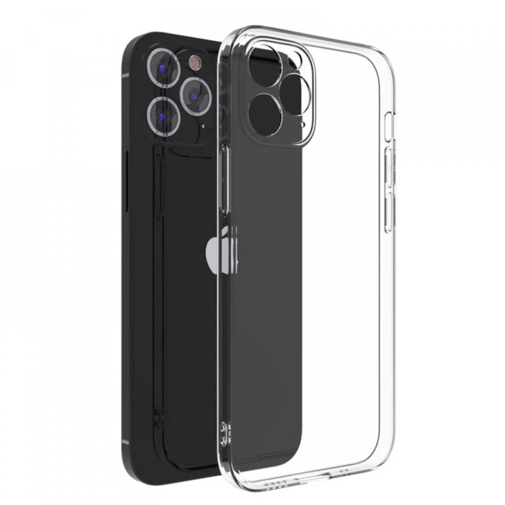 Priehľadný gélový obal na iPhone 11 Pro Max - priehľadný