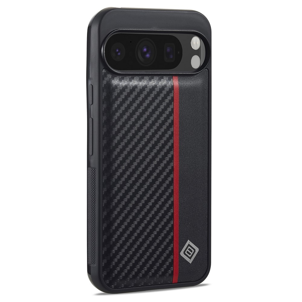 LC.IMEEKE odolný gélový obal na Google Pixel 10 Pro/Pixel 10 - čierny/červený